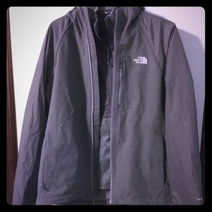 Northface Winter Jacket 2 Tone Grey Large